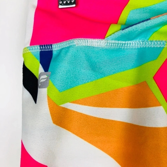 3/$25 Fabletics Cross Waist Cropped Workout Pants - Picture 4 of 6